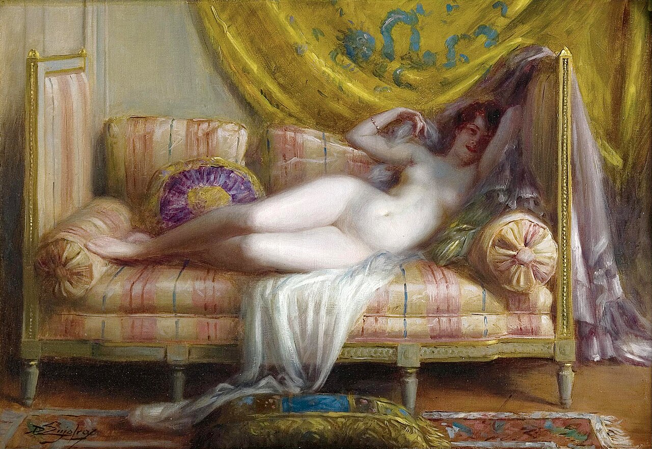 Odalisca sul divano